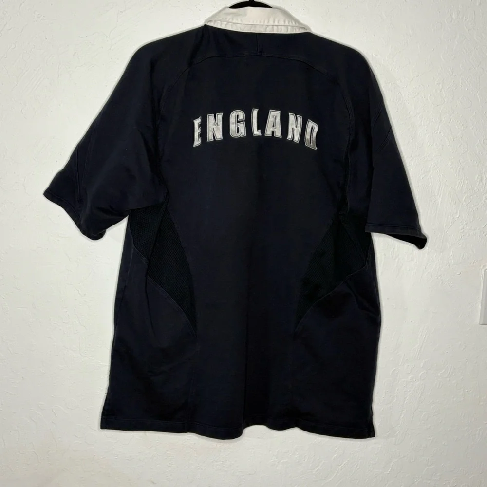 Rare Nike‎ England Saxons Rugby Navy Size XXL Jersey Shirt